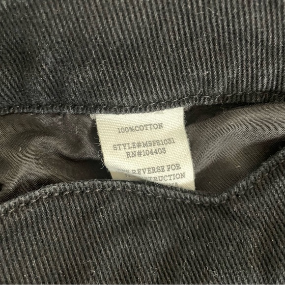 Blu Pepper Black Denim Mini Skirt Small - Picture 9 of 10